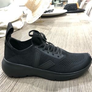Rick Owens x Veja Black Low Sock Sneaker